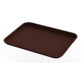 Fast Food Tray 14" x 18" Brown (1 dz/cs)