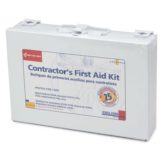 First Aid Kit 25 Metal Case (12 ea/cs)