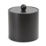 3 qt Ice Bucket Black Leatherette (12 ea/cs)