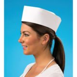 Hats-Overseas White (100 ea/bx 10 bx/cs)