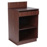 2Ft Serving Unit Walnut 1 Drawer 1 Shelve (1ea/cs)