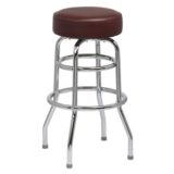 Stool 2 Ring N/Back Brown KD (4 ea/cs)