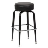 Stool Blk/Frame Black Seat KD (4 ea/cs)
