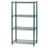 Shelf 24" x 72" Green with 4 Set Sleeve Clips NSF (2 ea/cs)
