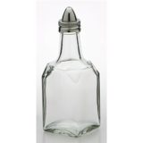 Cruet 6 oz Square with S/S Top (1 dz/bx, 6 bx/cs)