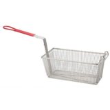 Fry Basket 12 7/8"  x 6 1/2" x 5 3/8" Red Color Handle (6 ea/cs)
