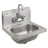 Hand Sink 10 x 12.75 x 6 Bowl with Wrist Blade Faucet NSF (1 ea/cs)