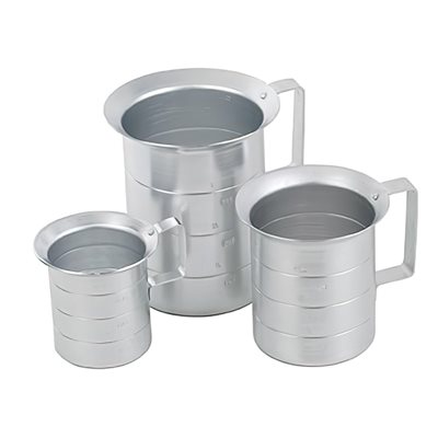 1/2 qt Liquid Measuring Cup, Aluminum (1 ea/48 ea/cs) - Arswarehouse