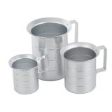 1/2 qt Liquid Measuring Cup, Aluminum (1 ea/48 ea/cs)