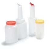 Pourer Bottle 2 qt White Cap (6ea/cs)
