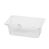 Polycarbonate Pan 1/4 Size x 4" NSF (6 ea/bx 4 bx/cs)