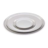 Pizza Tray Coupe Style 18ga Aluminum 8" Dia (72 ea/cs)
