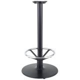 Table base 22 round w/footrest