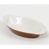 Rarebit Ovl 15 oz American White / Brown (2dz/cs)