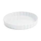 QUICHE PAN 10" WHITE (95) ( 1 dz/cs )