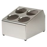Silverware Dispenser S/S 4 Hole (1 ea/bx 4 bx/cs)