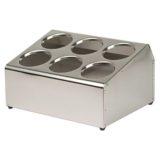 Silverware Dispenser S/S 6 Hole (1 ea/bx 6 bx/cs)