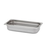 1/3 Size x 2-1/2" S/S Pan, Anti-Jam 24 gauge 18/8 NSF (6 ea/bx)