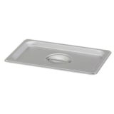 1/4 Size Plain Lid S/S, 24 gauge 18/8 NSF (12 ea/bx)
