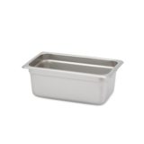 1/4 Size x 4" S/S Pan, Anti-Jam 24 gauge 18/8 NSF (6 ea/bx)