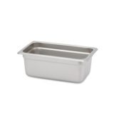 1/4 Size x 4" S/S Pan, Anti-Jam 22 gauge 18/8 NSF (12 ea/bx)