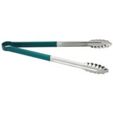 Tong S/S 16" Green Handle (12 ea/bx 10 bx/cs )